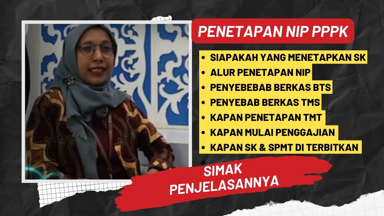 PPPK TERBARU HARI INI, PENETAPAN NIP PPPK
