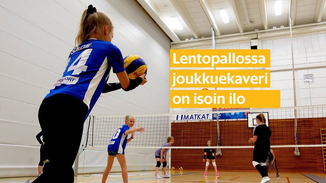 Lentopallossa joukkuekaveri on isoin ilo