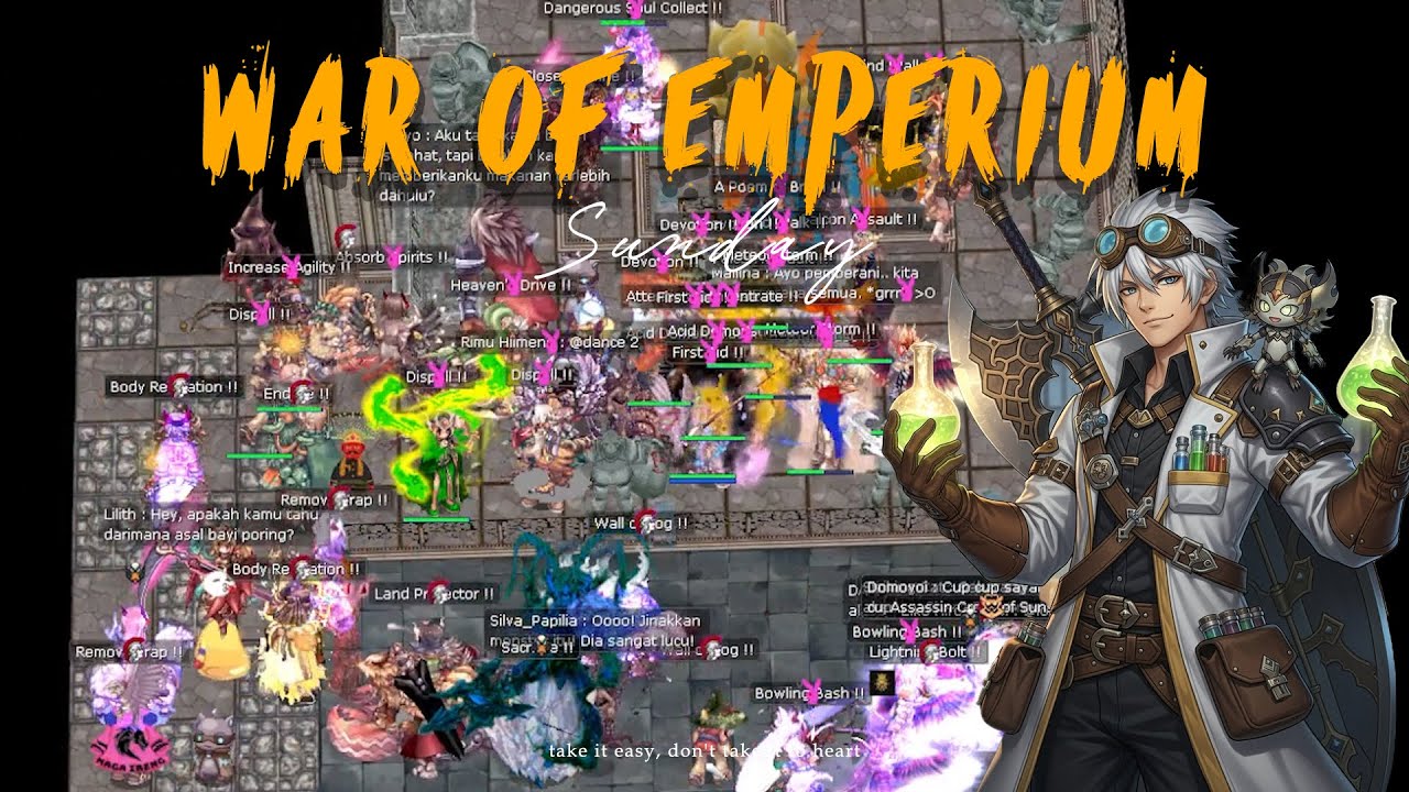 #freeragnarokonline  | #WAROFEMPERIUM SUNDAY - CASTLE PRONTERA - KRIEMHILD  (24/8)