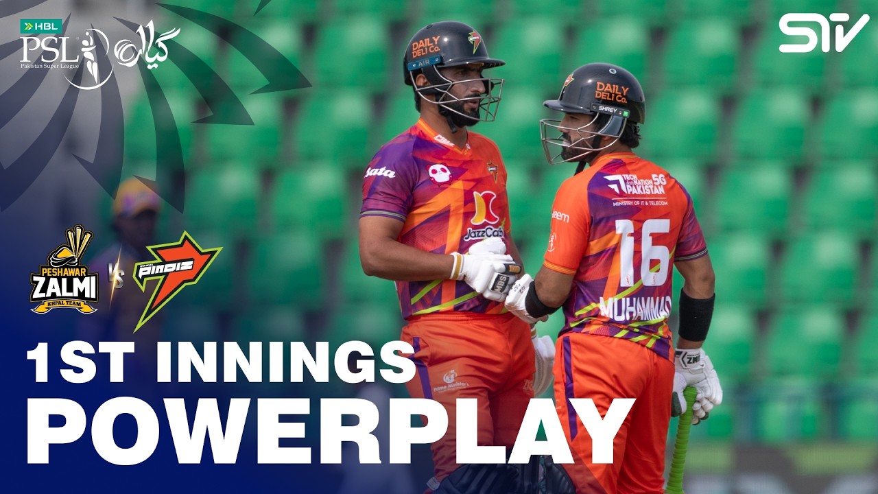 1st Innings Powerplay Highlights | Peshawar Zalmi vs Rawalpindiz | Match 3 | HBL PSL 11 2026 | MZB1J