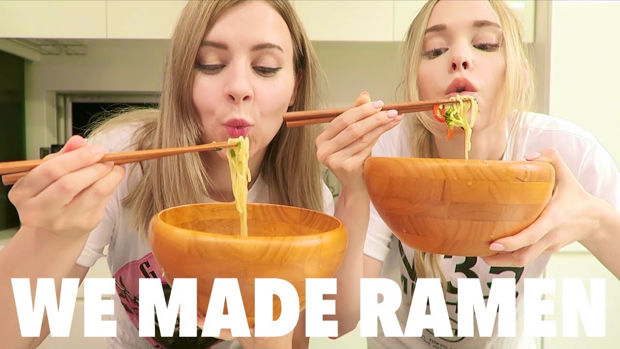 WE TRIED MAKING RAMEN