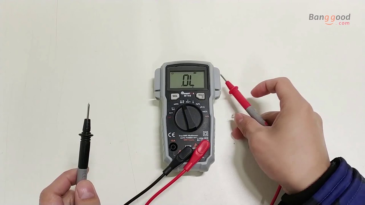 MUSTOOL MT66 True RMS 5999 Counts Digital Multimeter - Banggood Tool Sets