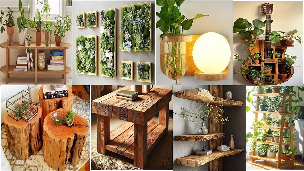 Woodcraft project ideas for Green Living  lifestyle / eco-friendly woodcrafts project ideas