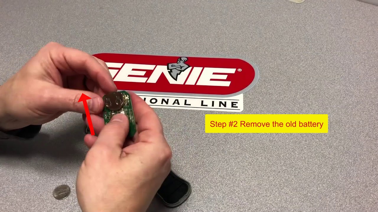 Garage - Genie Garage Remote Battery Replacement