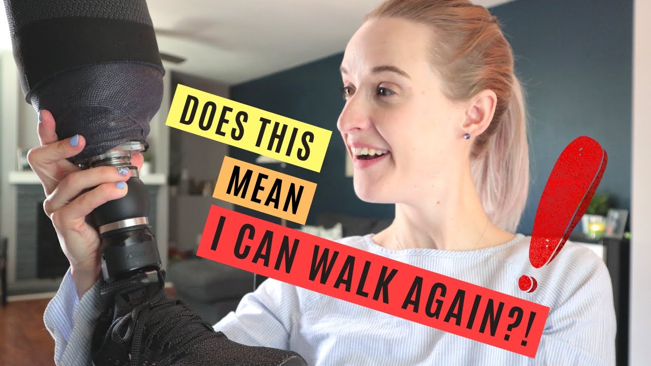 Will I Be Walking Soon!? Trying Out My Leg Prosthesis at Home...