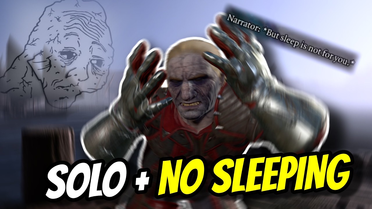 Beating Baldur's Gate 3 Solo Without Ever Long Resting!