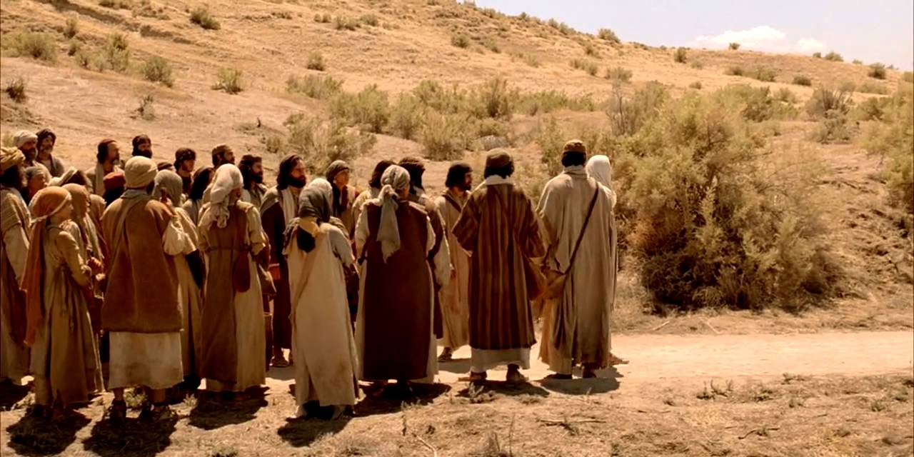 Jesus zollt Johannes dem Täufer Anerkennung -- kommt alle zu mir