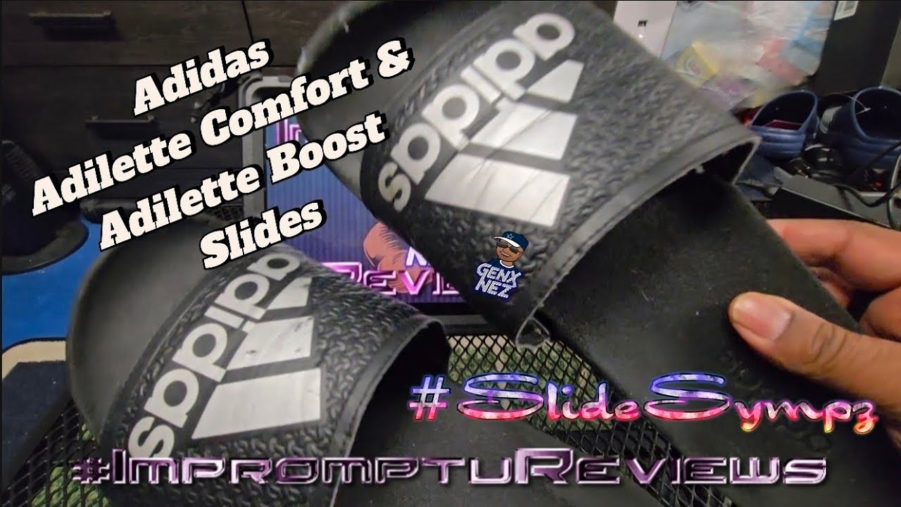 #Adidas #Adilette Comfort & Boost Slides #SlideSympz No.1