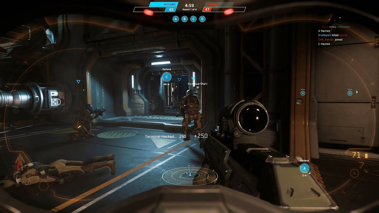Star Citizen 2.6 PTU - Star Marine gameplay