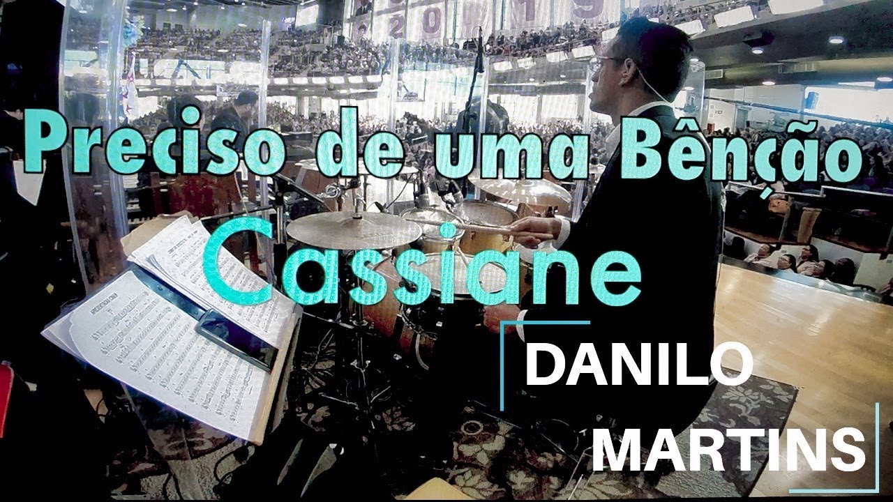 Danilo Martins  -  Cassiane Ao Vivo na ADBRAS  (Drum Cam)
