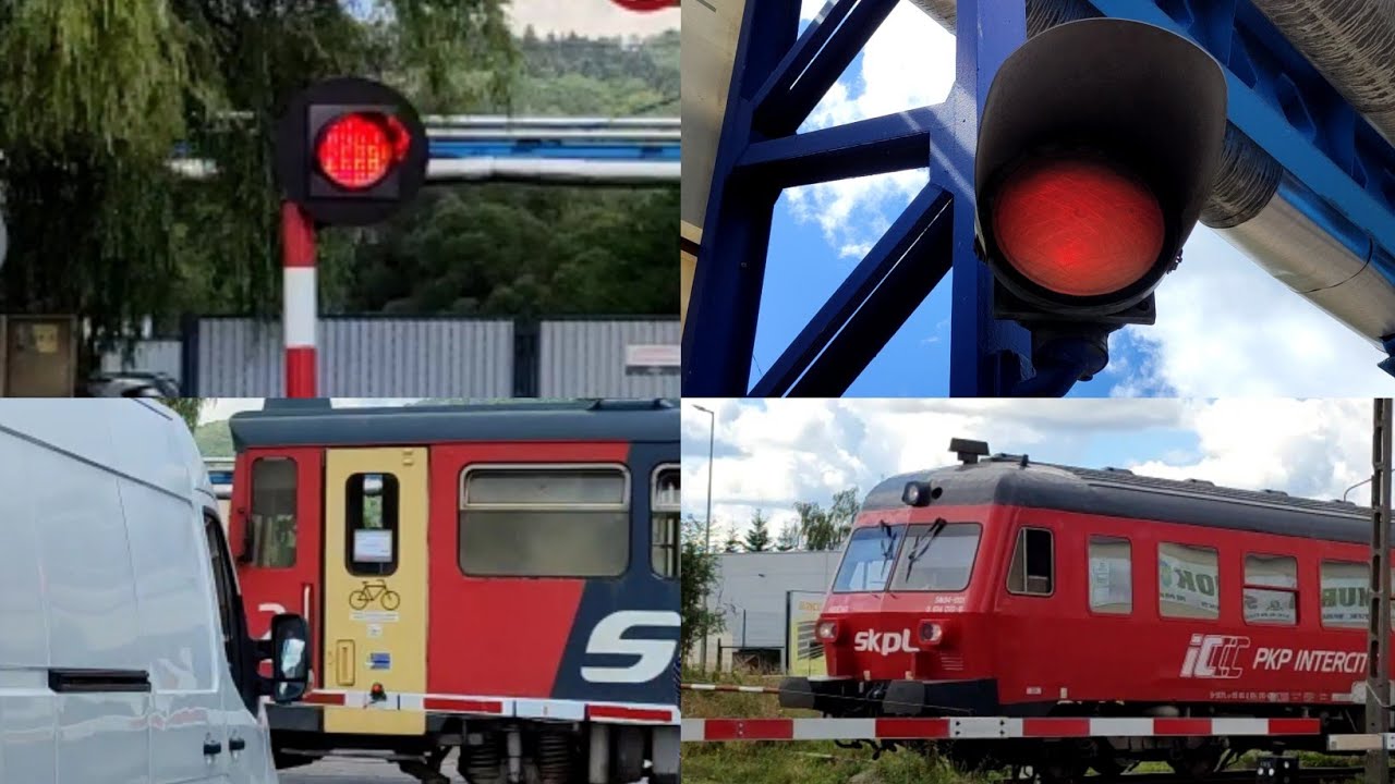 Przejazd kolejowy typu SPR-1, Sanok DK28 LK108. (motoraczek, SN84)