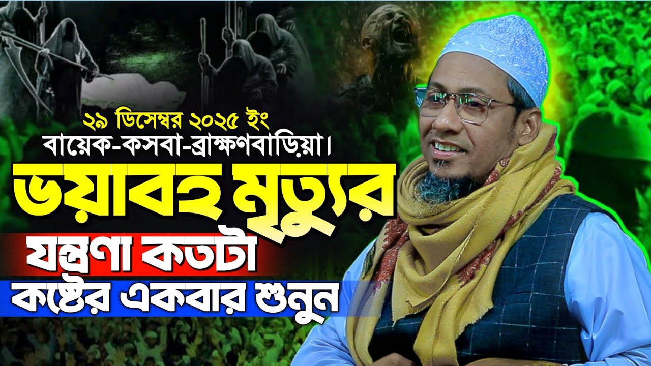মৃত্যুর যন্ত্রণা কতটা কষ্টের | Anisur Rahman Ashrafi new waz | আনিসুর রহমান আশরাফী নতুন ওয়াজ
