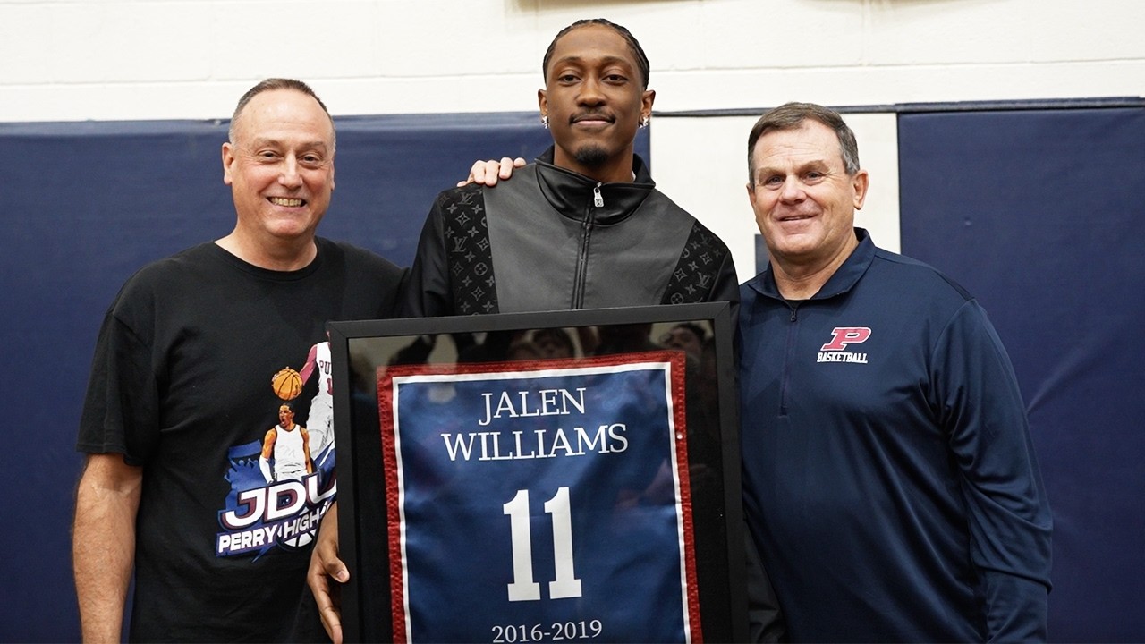 Jalen Williams Jersey Retirement at Perry High School