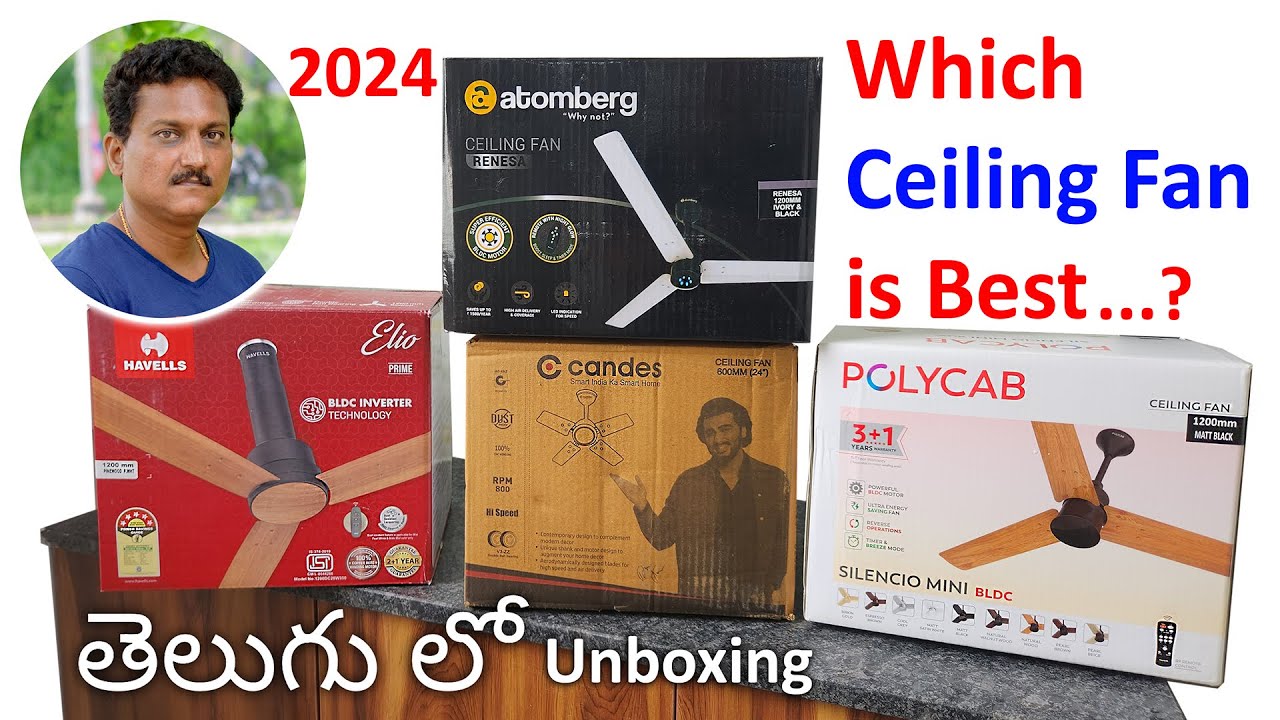 Best Ceiling Fan in India 2024 🤔 Unboxing in Telugu...
