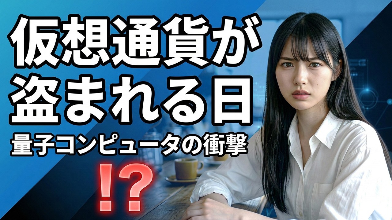 あなたの仮想通貨が盗まれる日。量子コンピュータがもたらす残酷な未来と、残された唯一の対策。