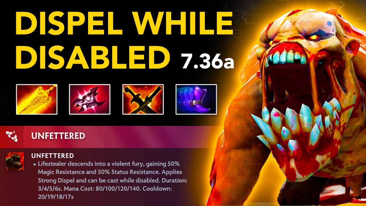 Yuragi LIFESTEALER Carry - Patch 7.36a | Full Gameplay Dota Class