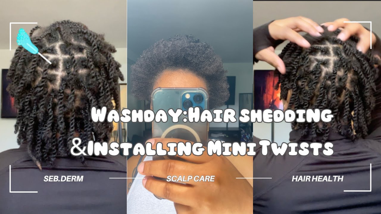 Installing Mini Twist on Short Natural Hair | ODBrittany