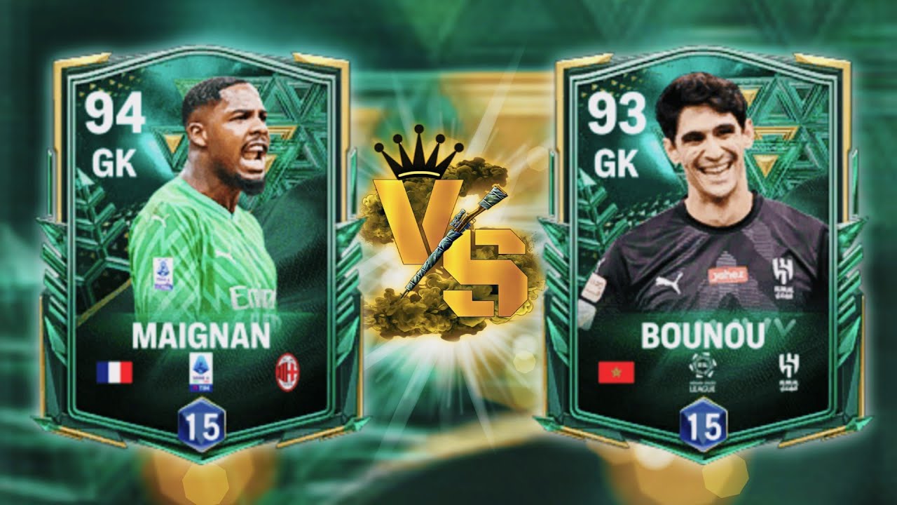 NEW BEST GK | 92 Maignan vs 91 Bounou fc mobile