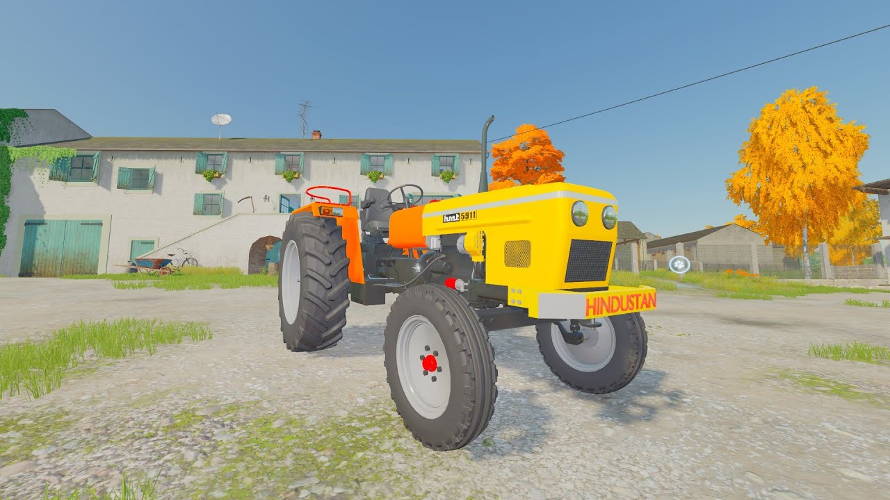 Full Orginal  Tractor 🚜 HMT 5911 🟡 | FS 22 | 1 TB GAMING