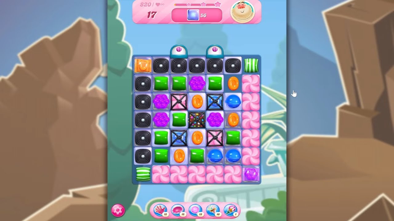 Candy Crush Saga LEVEL 820 NO BOOSTERS&nbsp;(new version)🐟☑️