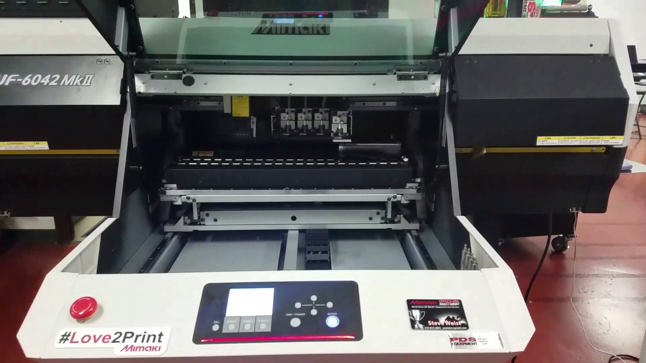 PDS Equipment demonstrates the Mimaki Kebab-L uv print on the new UJF-6042MkII
