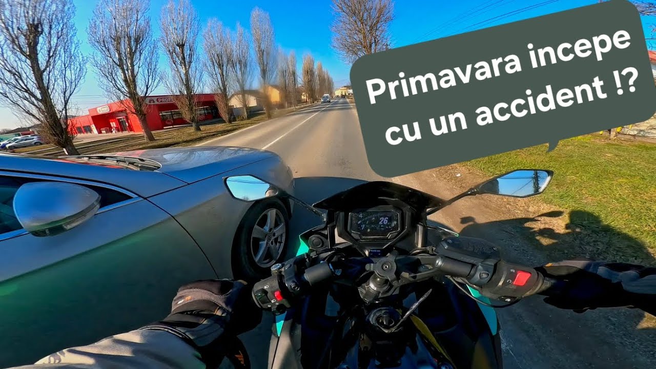 Cel mai STUPID ACCIDENT ! Kawasaki Ninja 650R Moto POV Romania