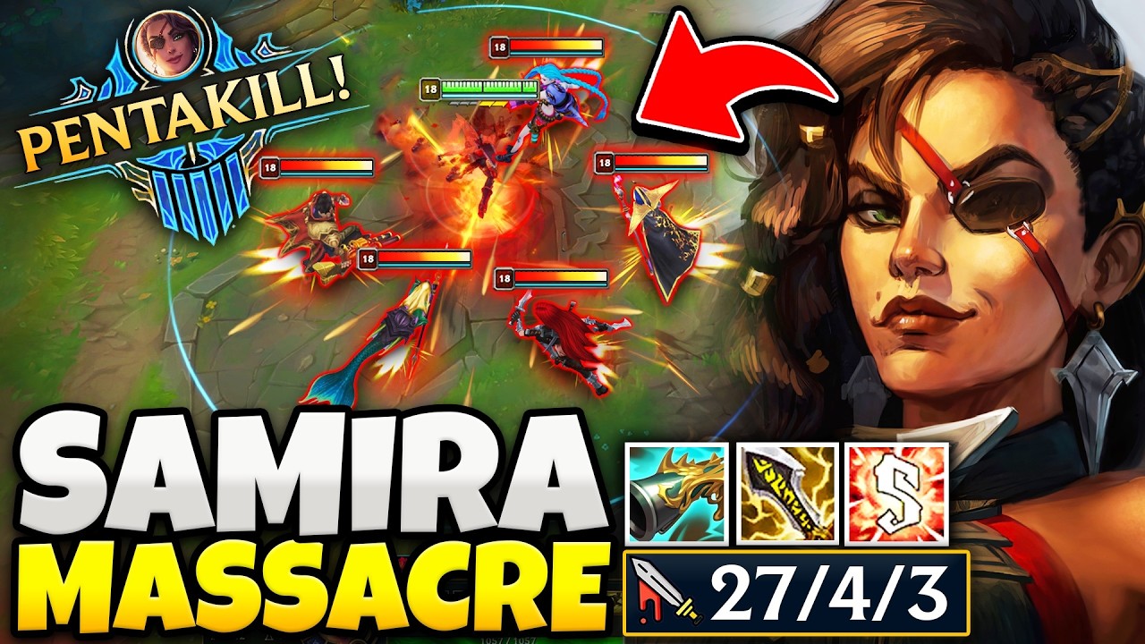 I took my Samira to high elo and destroyed everyone (CLEAN PENTAKILL!)