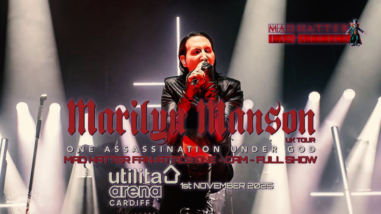 MARILYN MANSON - CARDIFF UTILITA, WALES, UK 1st November 2025 [Full Show] One-Cam Edition.
