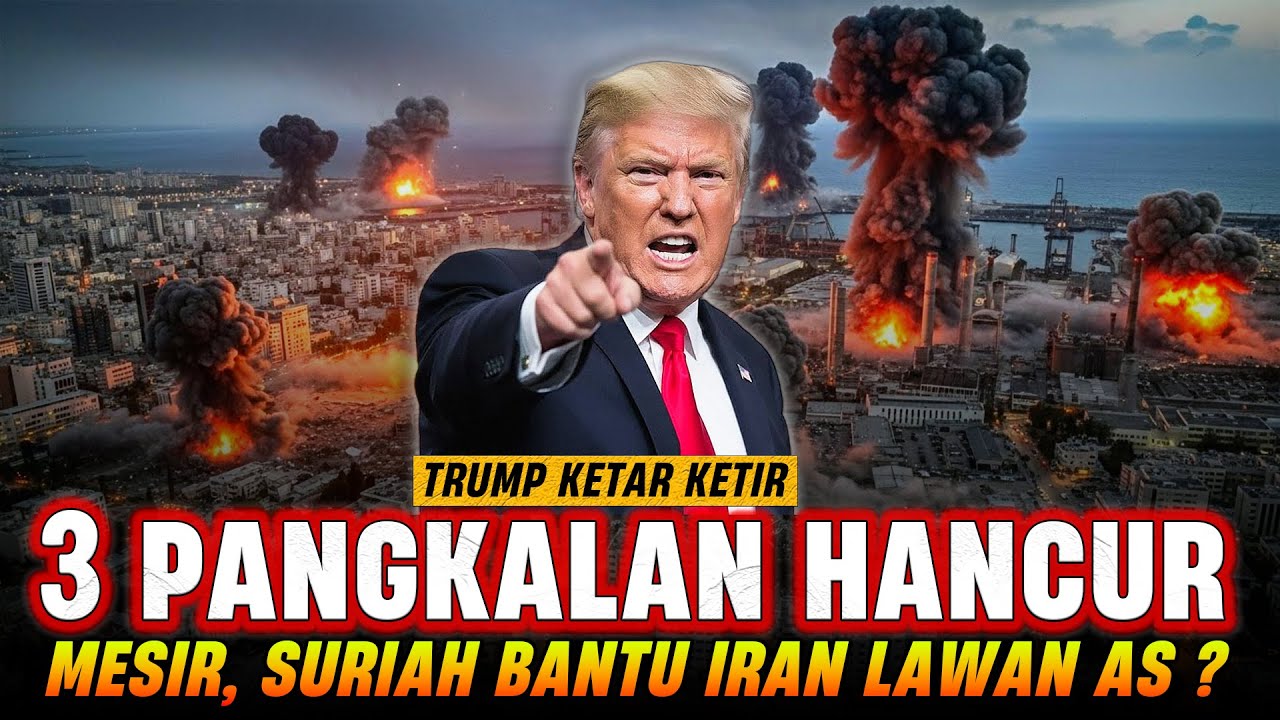 3 PANGKALAN AS RINGSEK TOTAL‼️BANTUAN MESIR , SURIAH DATANG LINDUNGI IRAN‼️