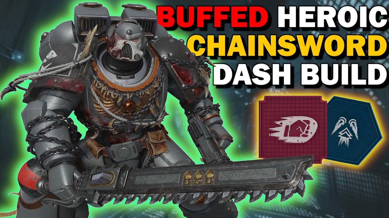 Assault KNOCKS Trygon's Lights Out With BUFFED Heroic Chainsword - True Solo Absolute|Space Marine 2