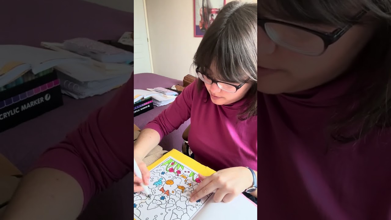 Cozy coloriage enchantée Noël
