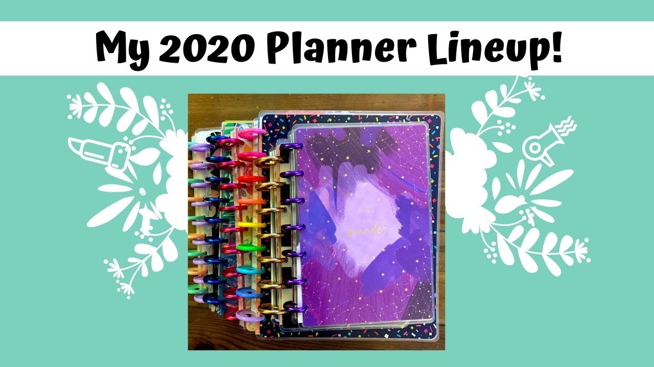 My 2020 Planner Lineup!