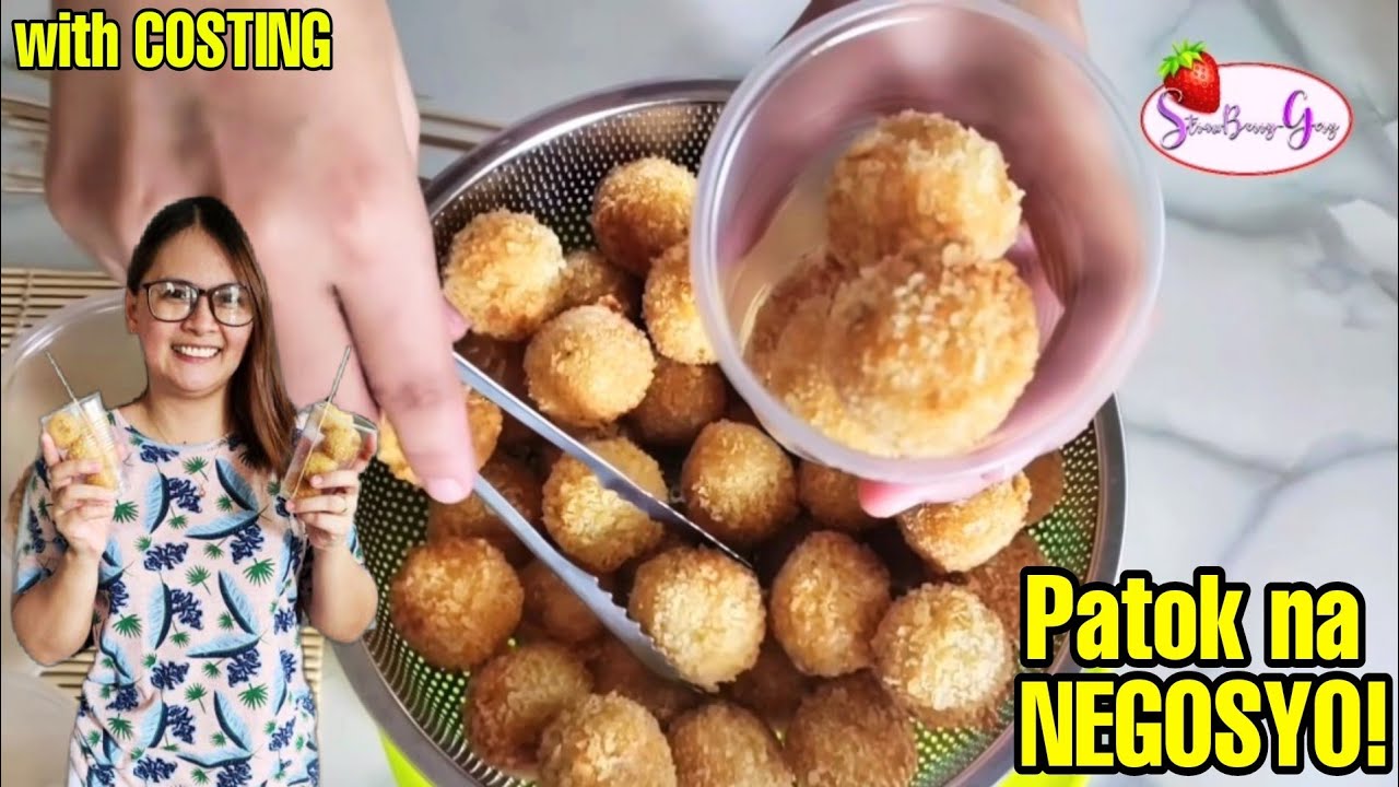 SABA AT CONDENSADA SARAP ANG DALA NA DI MO INAAKALA | BANANA BALLS | StrawBerry-Gery