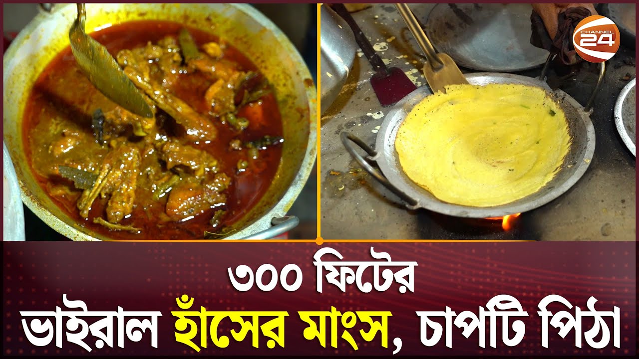 ৩০০ ফিটে হাঁসের মাংস, চাপটি পিঠার জমজমাট ব্যবসা | Famous Food | Duck Meat | Purbachal Expressway