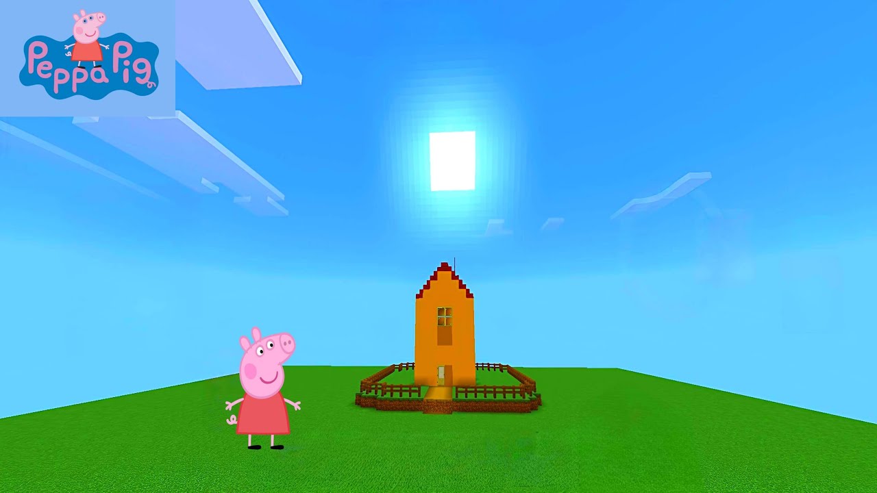 We Built Peppa Pig's House in Minecraft