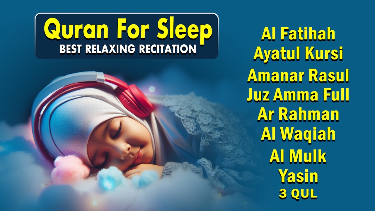 RELAXING QURAN RECITATION | SOFT VOICE | AYATUL KURSIY , YASIN , AR RAHMAN , AL MULK , Al Waqiah