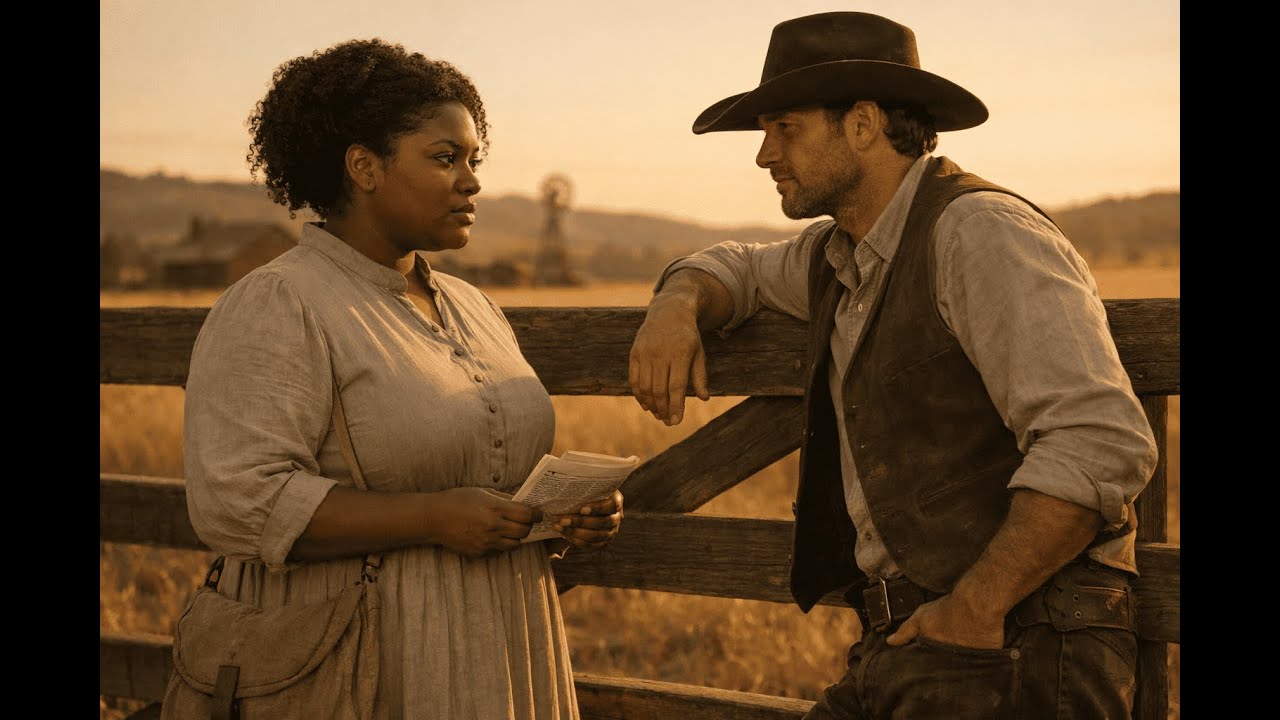 Black Curvy Woman Asked The Wealthy Cowboy For A Job, He Said “Only If You’ll Marry Me By Sunset”