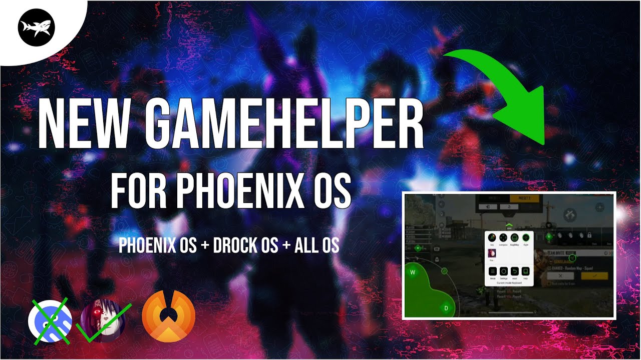 New Gamehelper For Phoenix OS, Drock OS Keymapping Free Fire Best Octopus Version No Issues | 2022