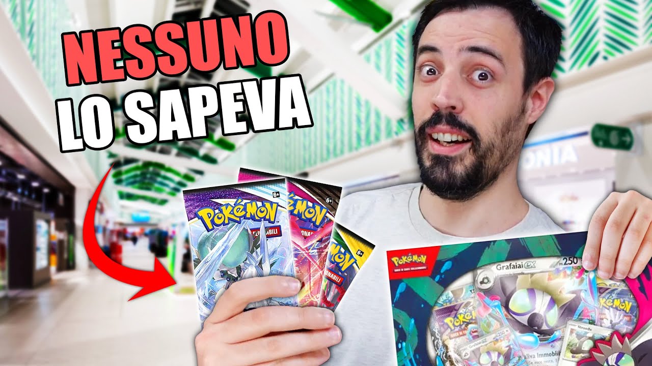 HO TROVATO Carte Pokémon DI VALORE in 2 Centri Commerciali GIGANTI