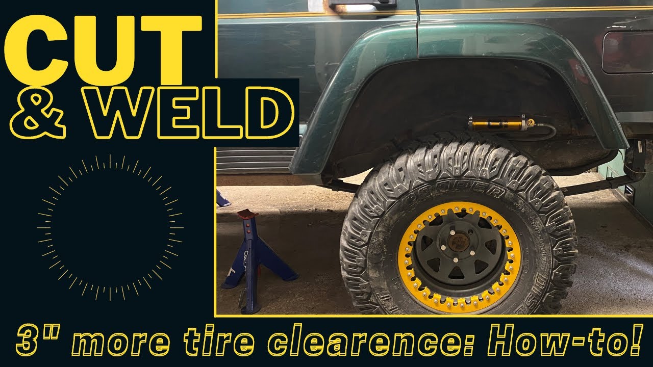 How to Cut & Weld rear fenders Jeep Cherokee XJ!
