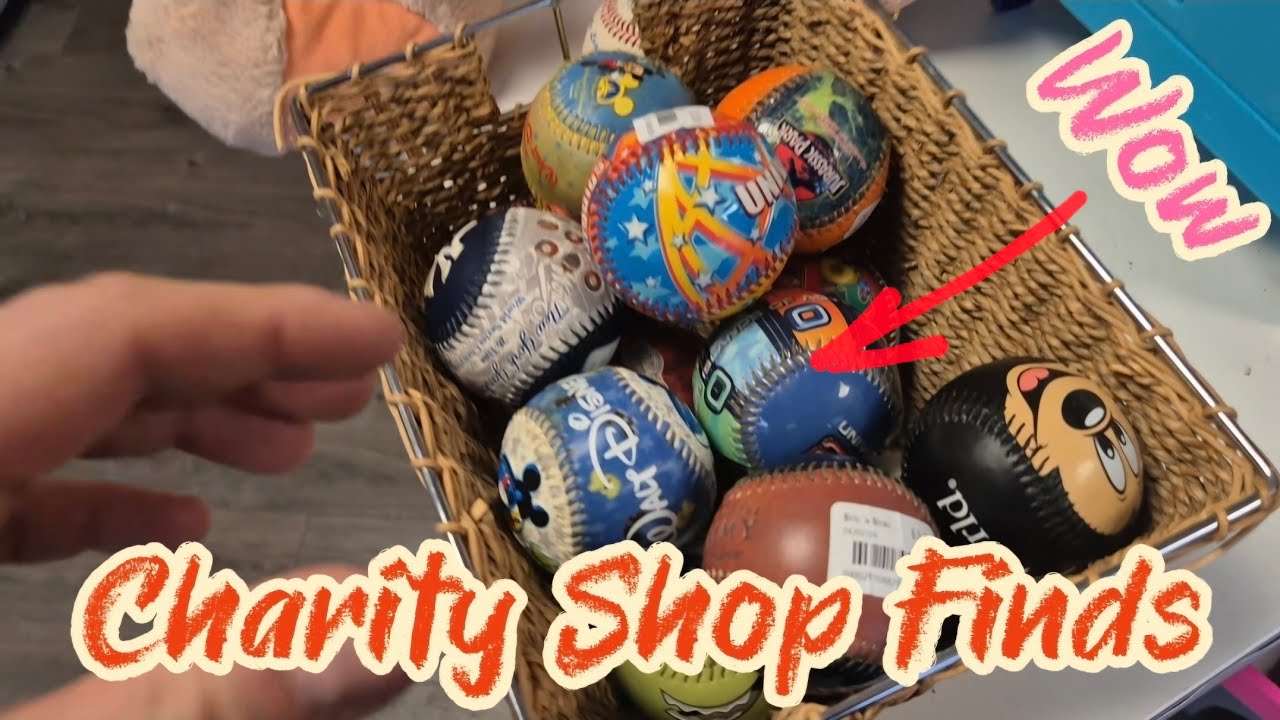 I visited A DIFFERENT TOWN... here's the charity shop finds
