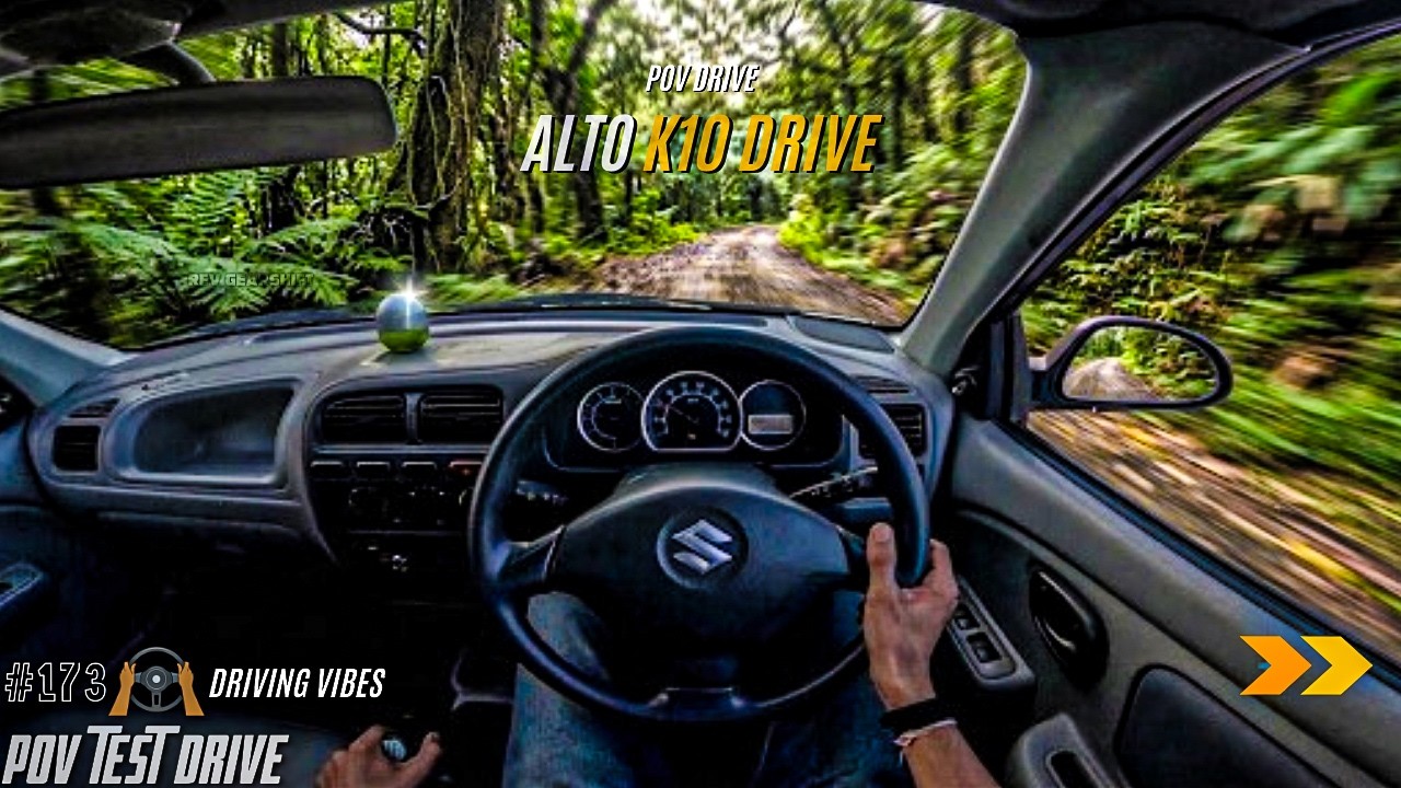 2012 MARUTI SUZUKI ALTO K10 | VXI | 1L 67BHP | POV Drive #173 | ALTO | 4K | REV GEARSHIFT #altok10