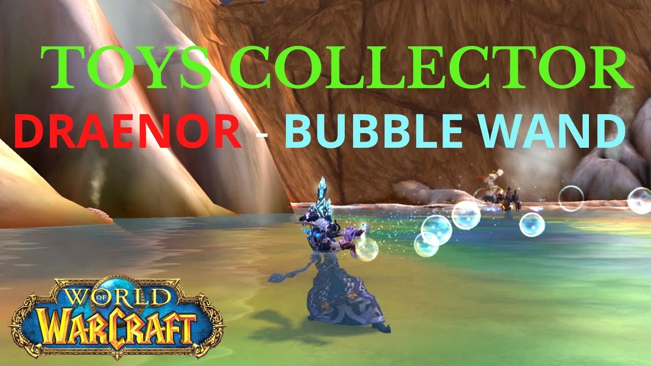WOW DRAENOR TOY BUBBLE WAND -  SULFURIOUS RARE