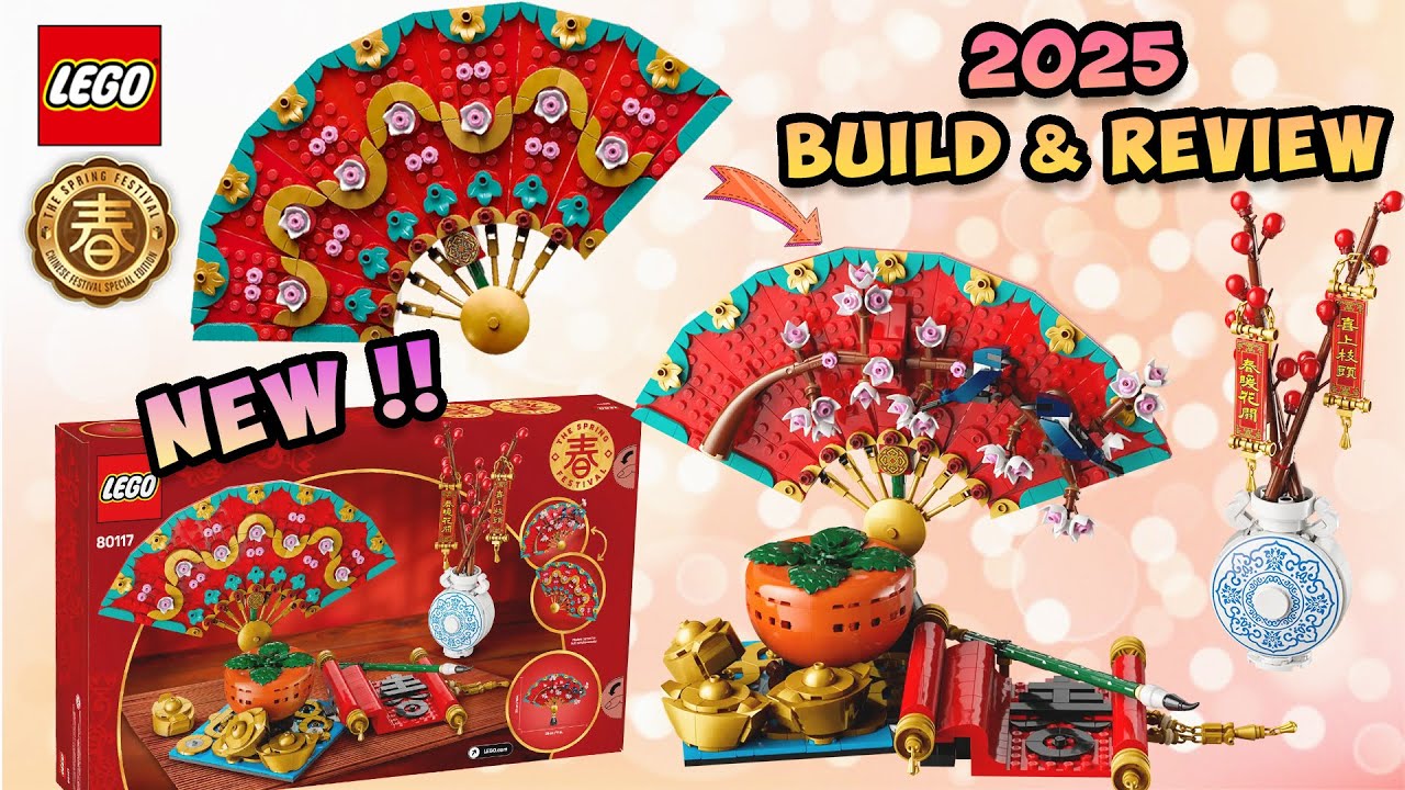 *MUST GET‼️* LEGO Spring Festival Celebrations Good Fortune🧧🎉 (#80117) |2025 Speed Building & Review