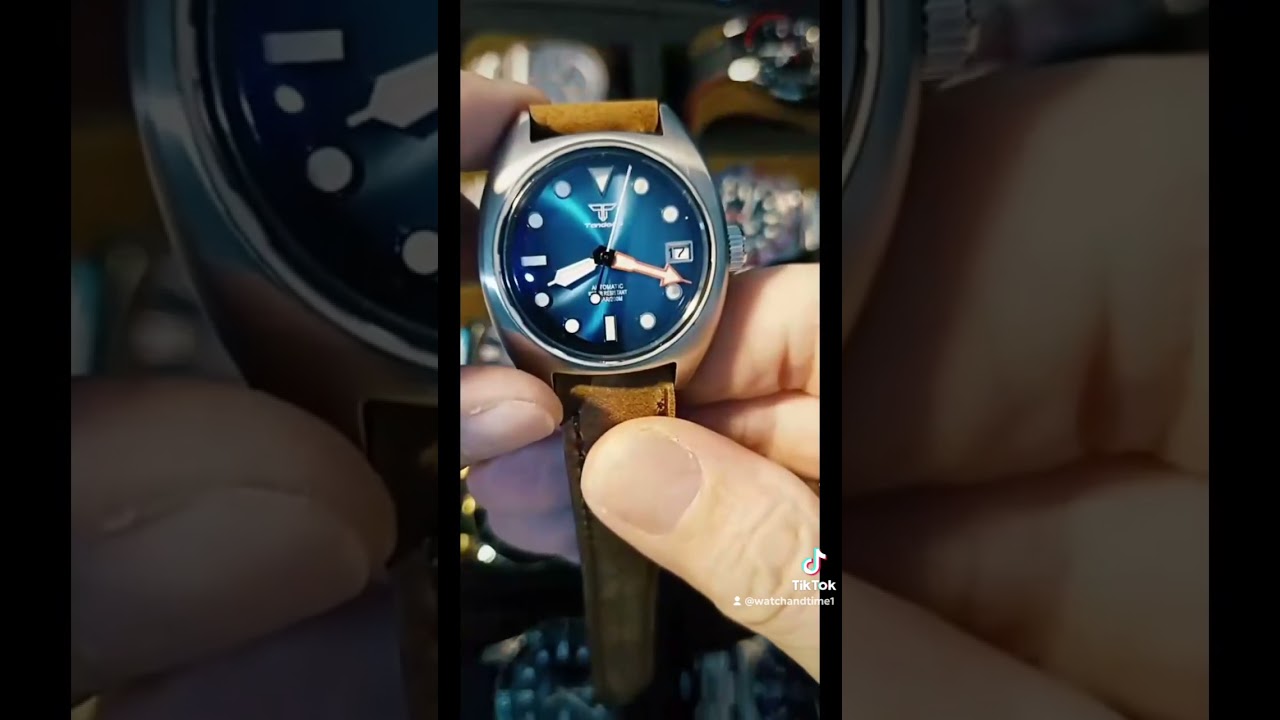 Tandario otamatik mekanizma Seiko nh35aDiver ve pilot saati#watch #luxurywatch 