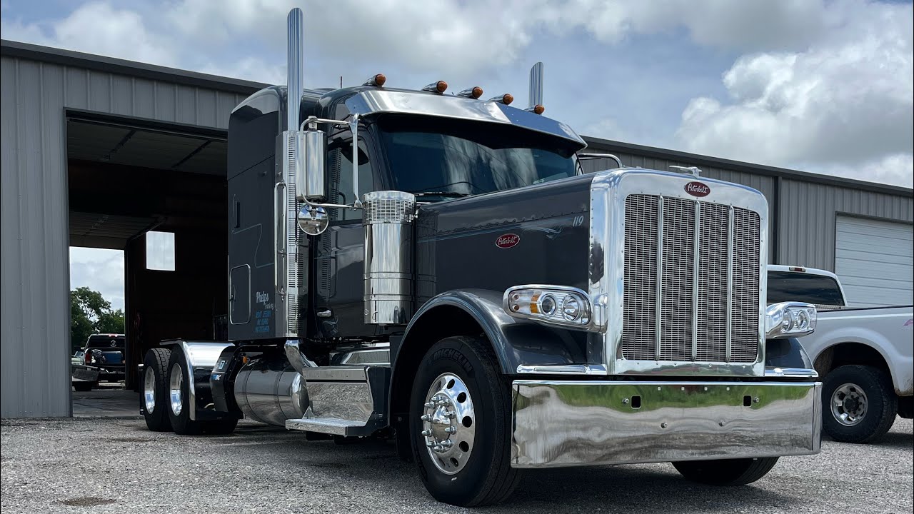 64. Our New 2026 Peterbilt 589 Hand Painted Stripes and Signs
