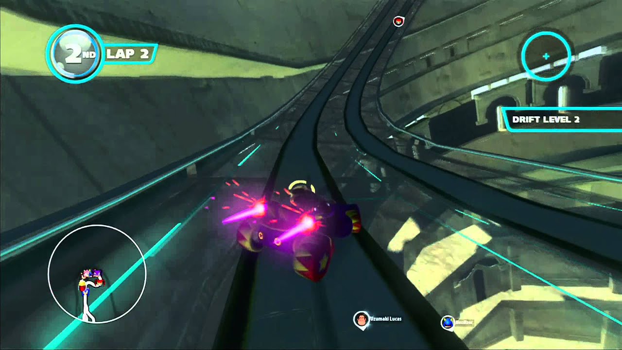 Sonic & All Stars Racing Transformed: Sanctuary Falls (Xbox Live Match) [1080 HD]