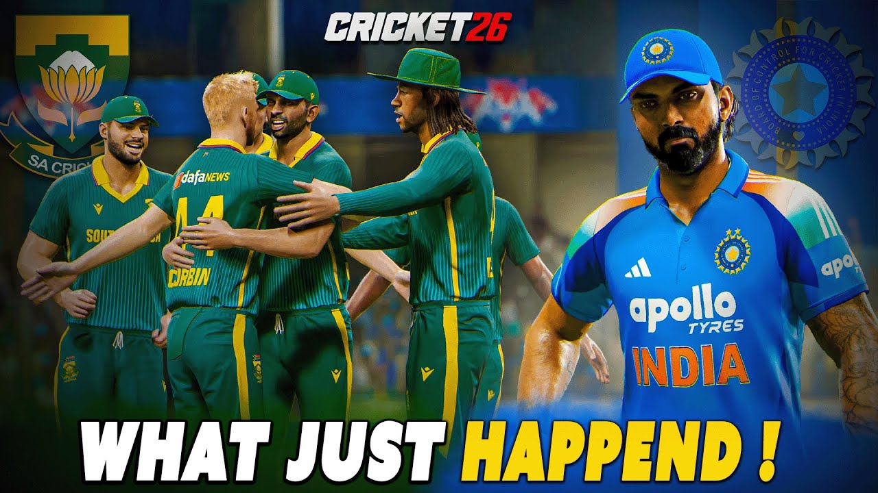  India Collapse Under Pressure | 🇮🇳IND vs SA🇿🇦 - 2nd ODI| Cricket 26 Gameplay
