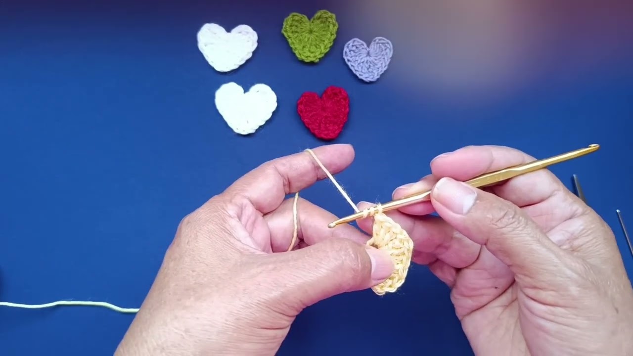 Tutorial Nueve | Mini Corazón Paso a Paso 🧶🕷️