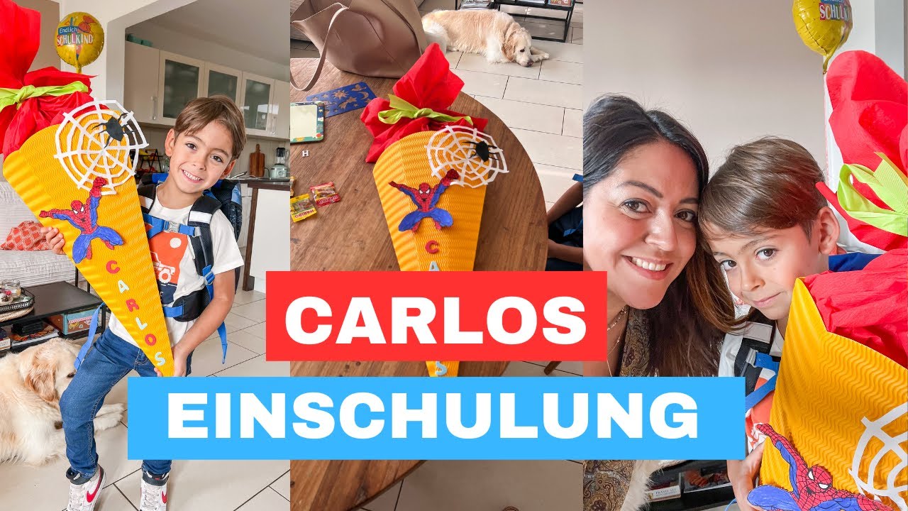Einschulung Carlos - Erster Schultag - Rosislife Vlog